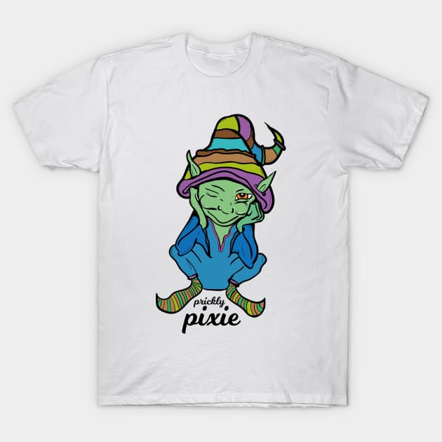 prickly Pixie T-Shirt by Hakubiya